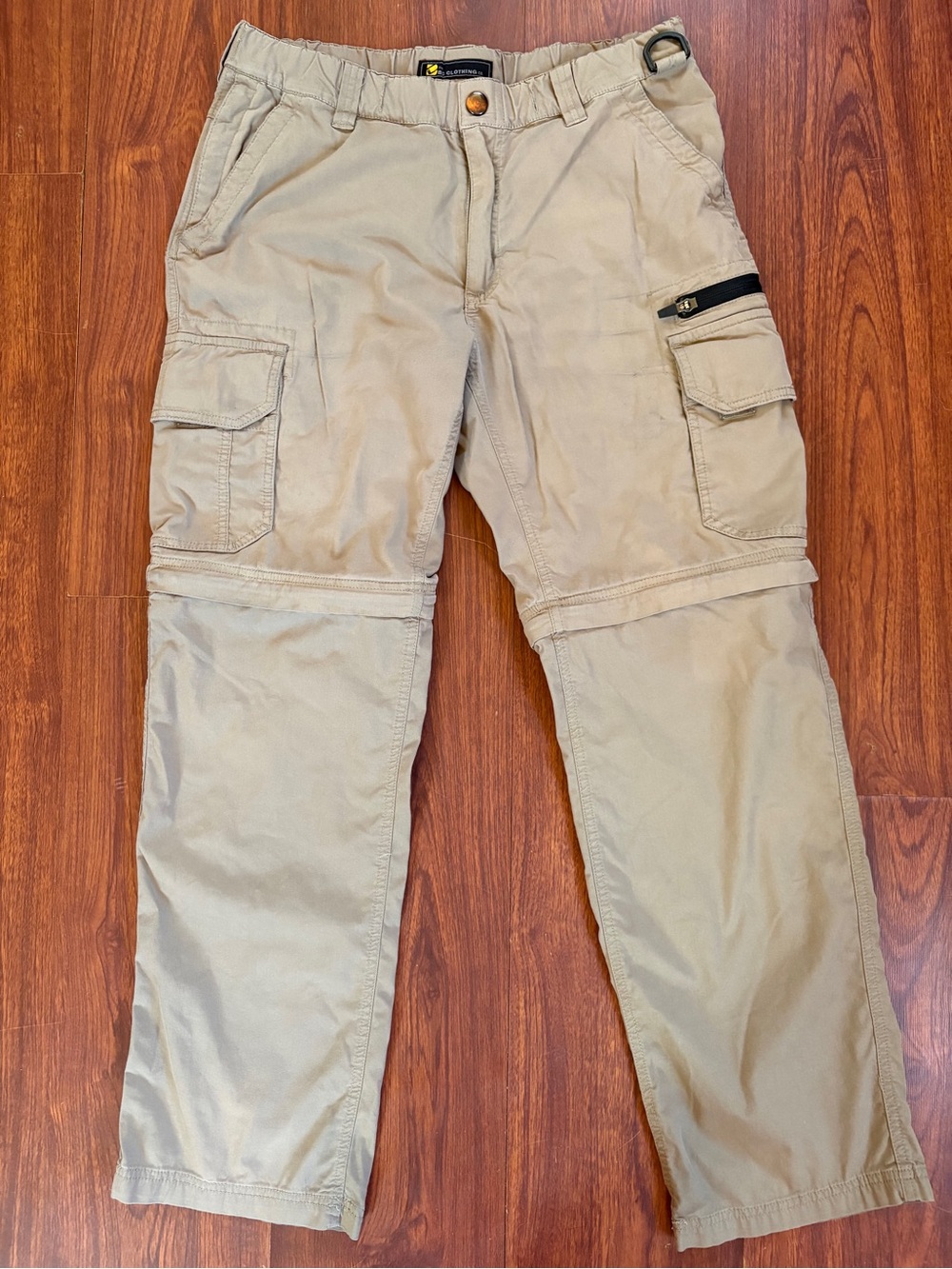 BC Clothing Men’s Sx32 Cargo Convertible Pants Shorts Camp Hike Outdoor NO BELT